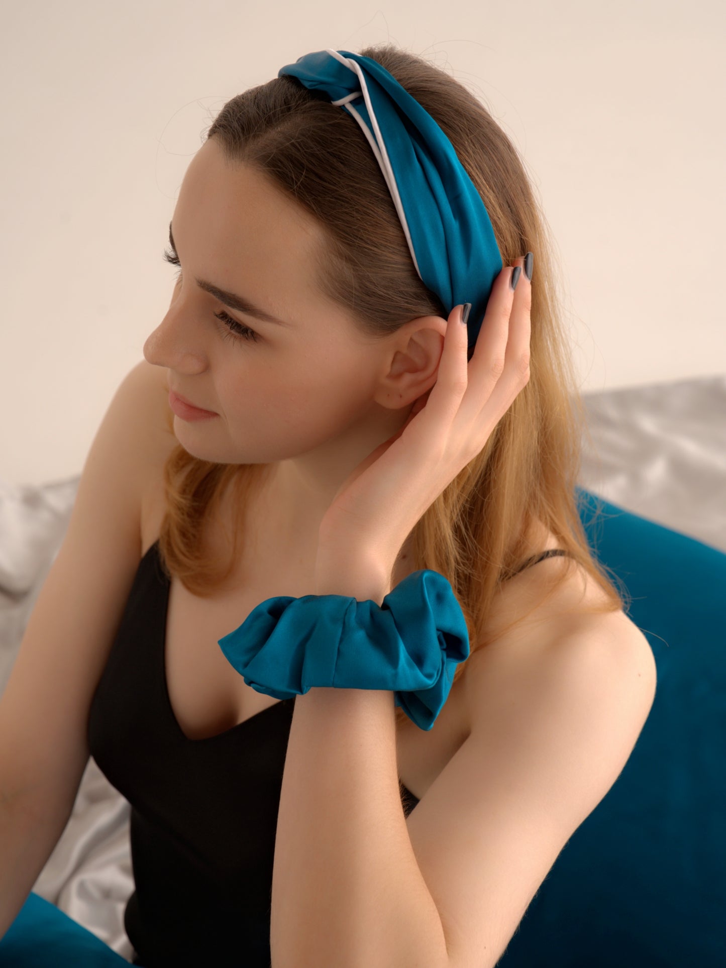 Adjustable Mulberry Silk Headband