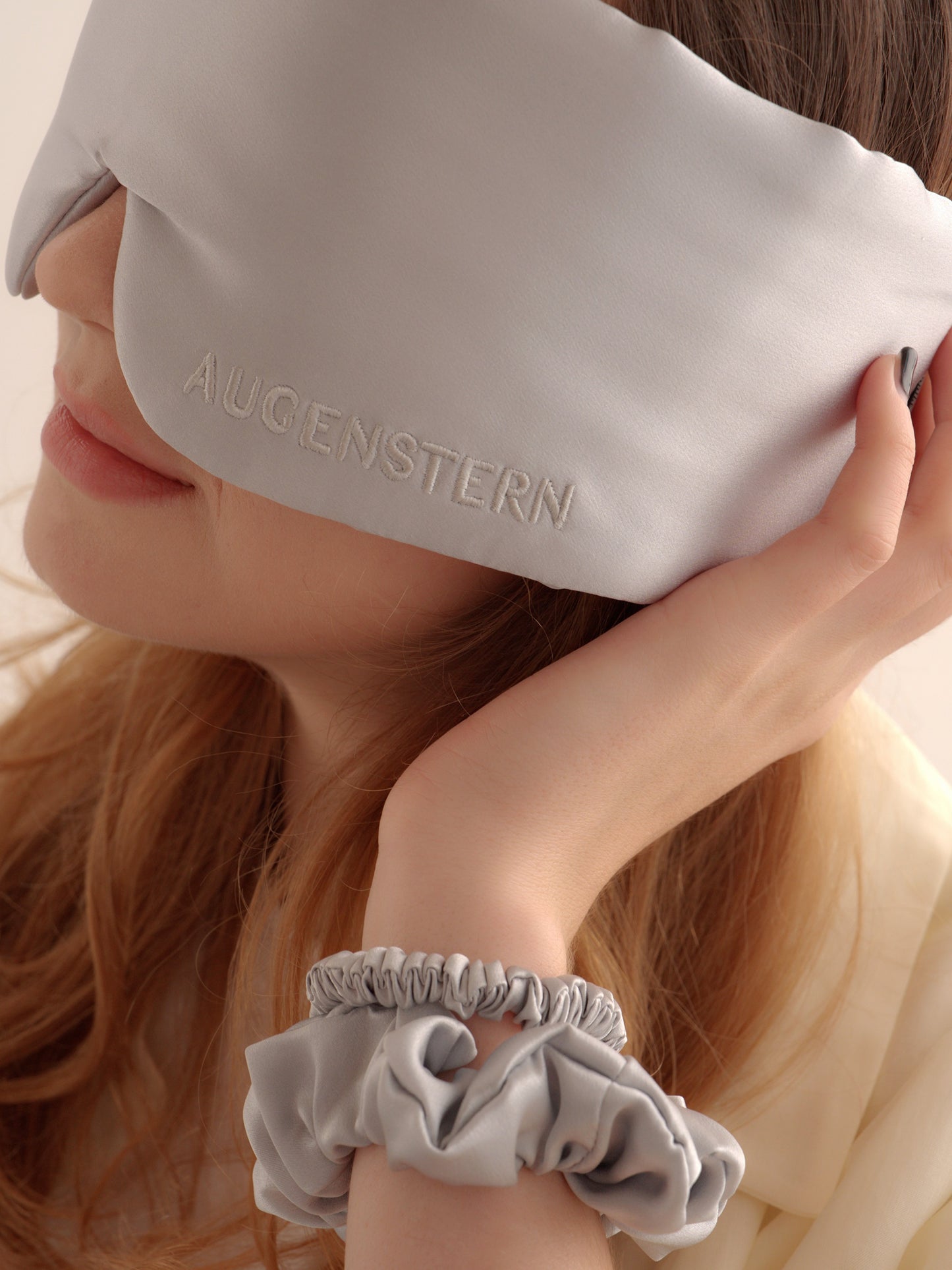 Silk Sleep Eye Mask-Silver