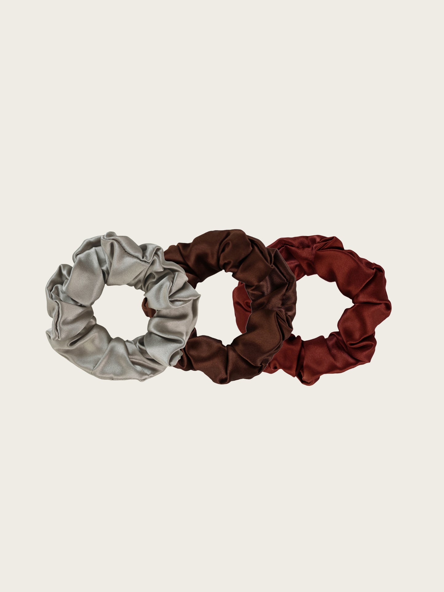 MIDI Silk Scrunchies Set